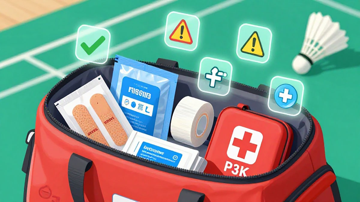 Rekomendasi-Perlengkapan-P3K-yang-Wajib-Ada-di-Tas-Badminton-Anda